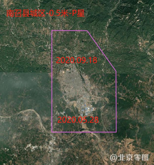 南召县0.5米分辨率卫星图