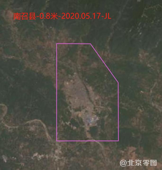 南召县0.8米分辨率卫星图