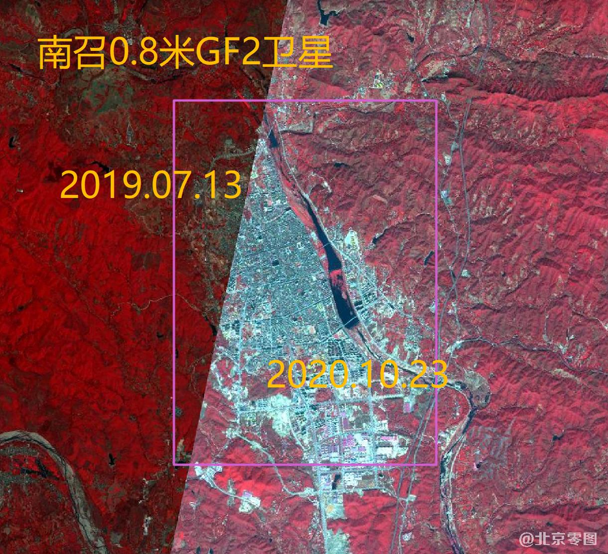 南召县高分二号卫星查询结果