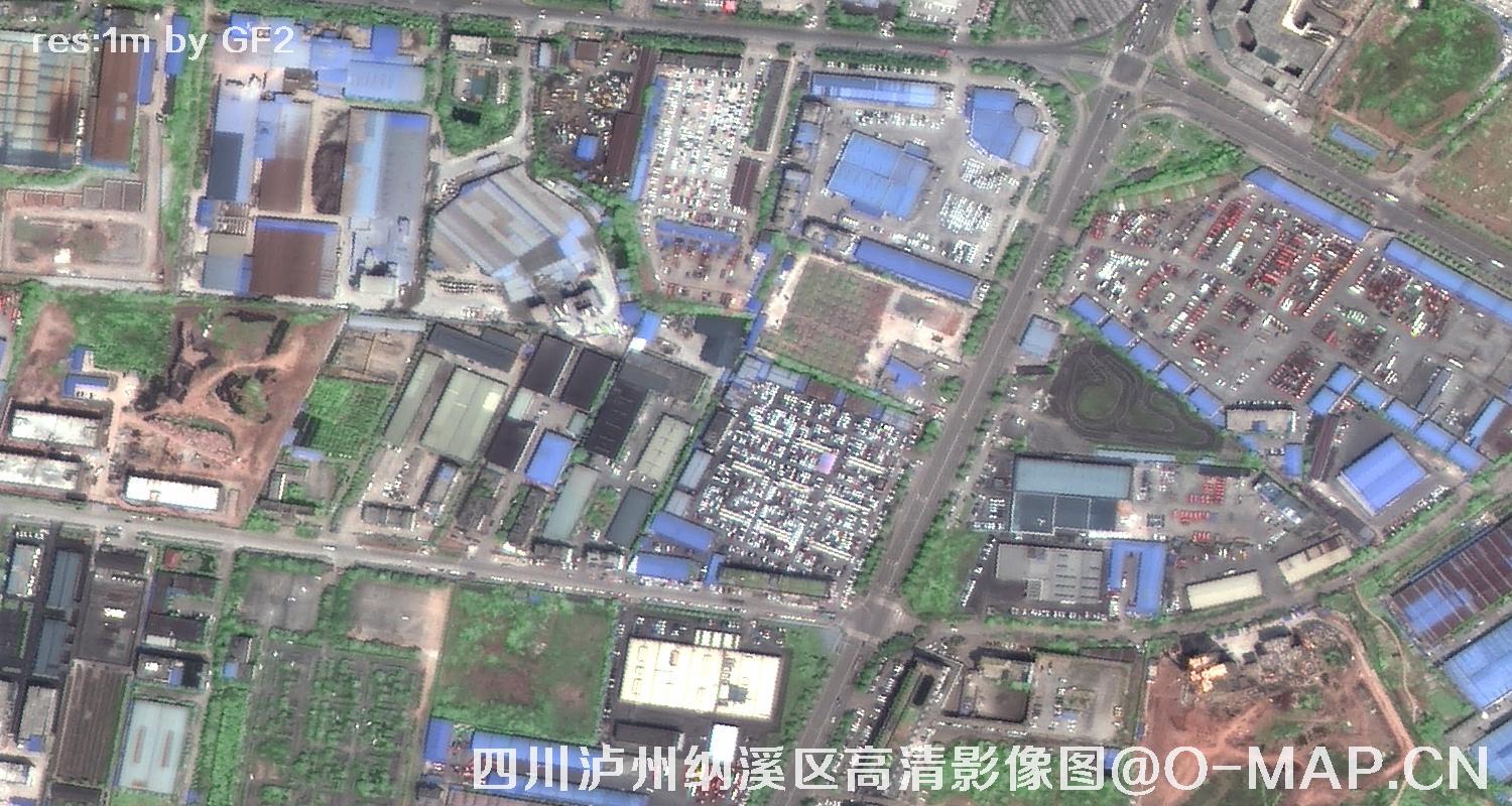 四川省泸州市纳溪区2020年高分二号卫星影像图