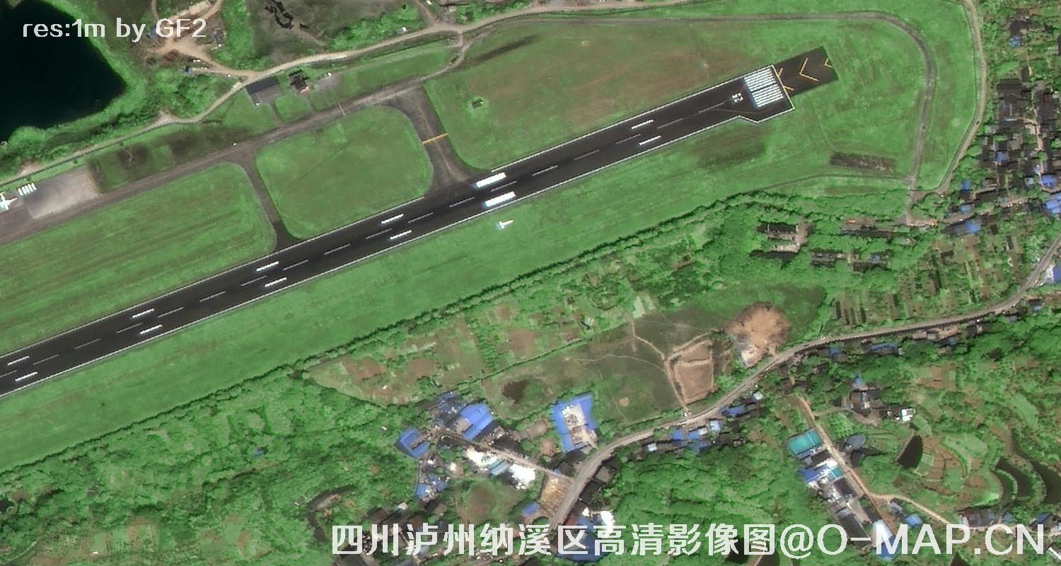 四川省泸州市纳溪区2020年高分二号卫星影像图