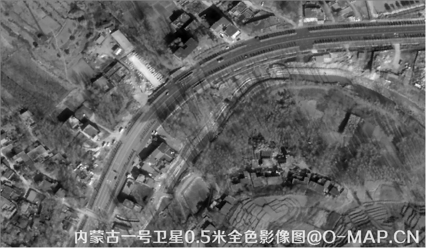内蒙古一号卫星0.5米全色影像图