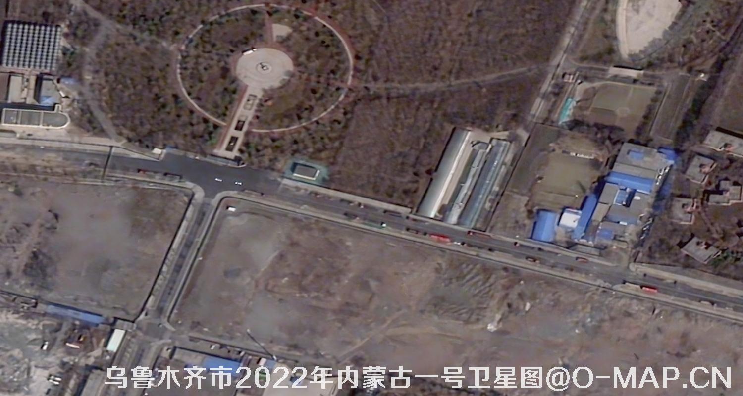 内蒙古一号卫星2022年拍摄的新疆乌鲁木齐市影像图