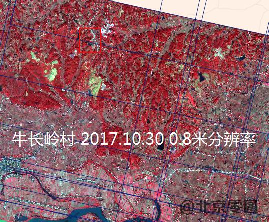 牛长岭村2017年卫星影像查询结果