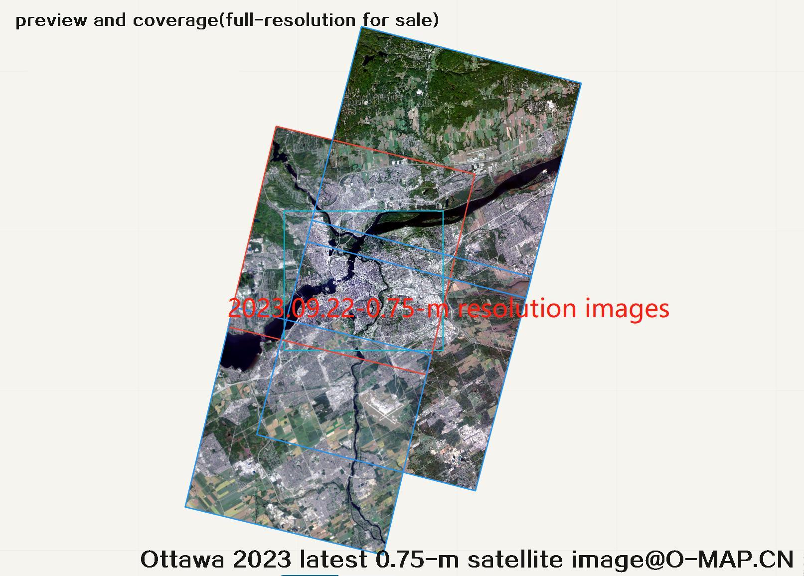 Toronto 2023 latest 【0.3-0.5-0.75-0.8-2】 meter satellite image