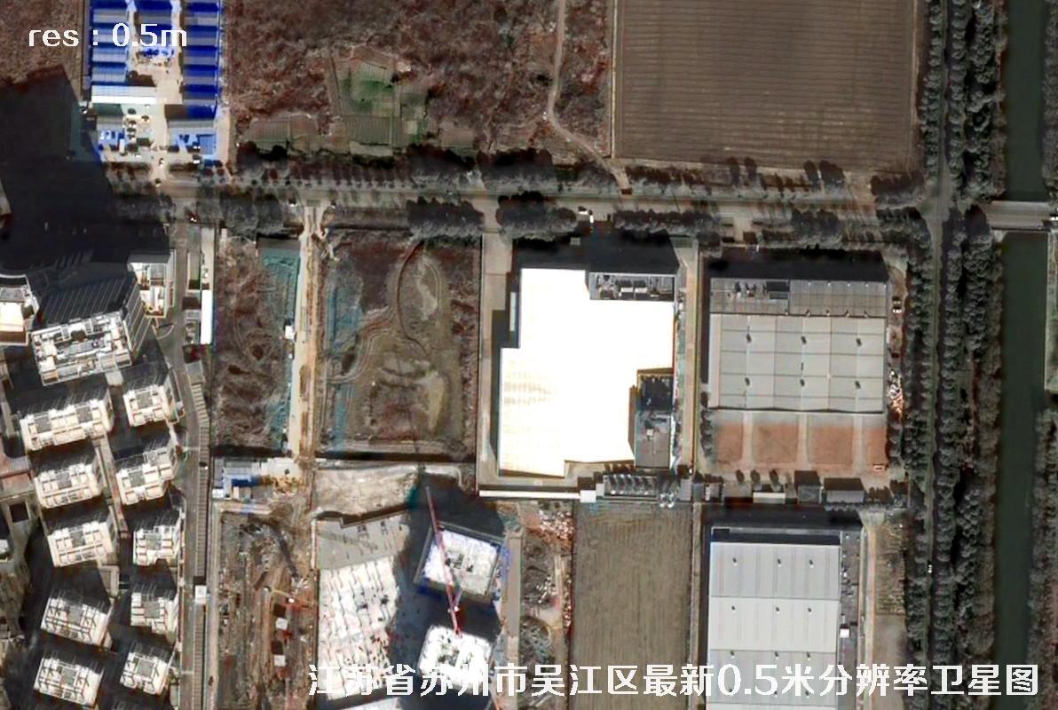 江苏省苏州市吴江区最新0.5米分辨率卫星图