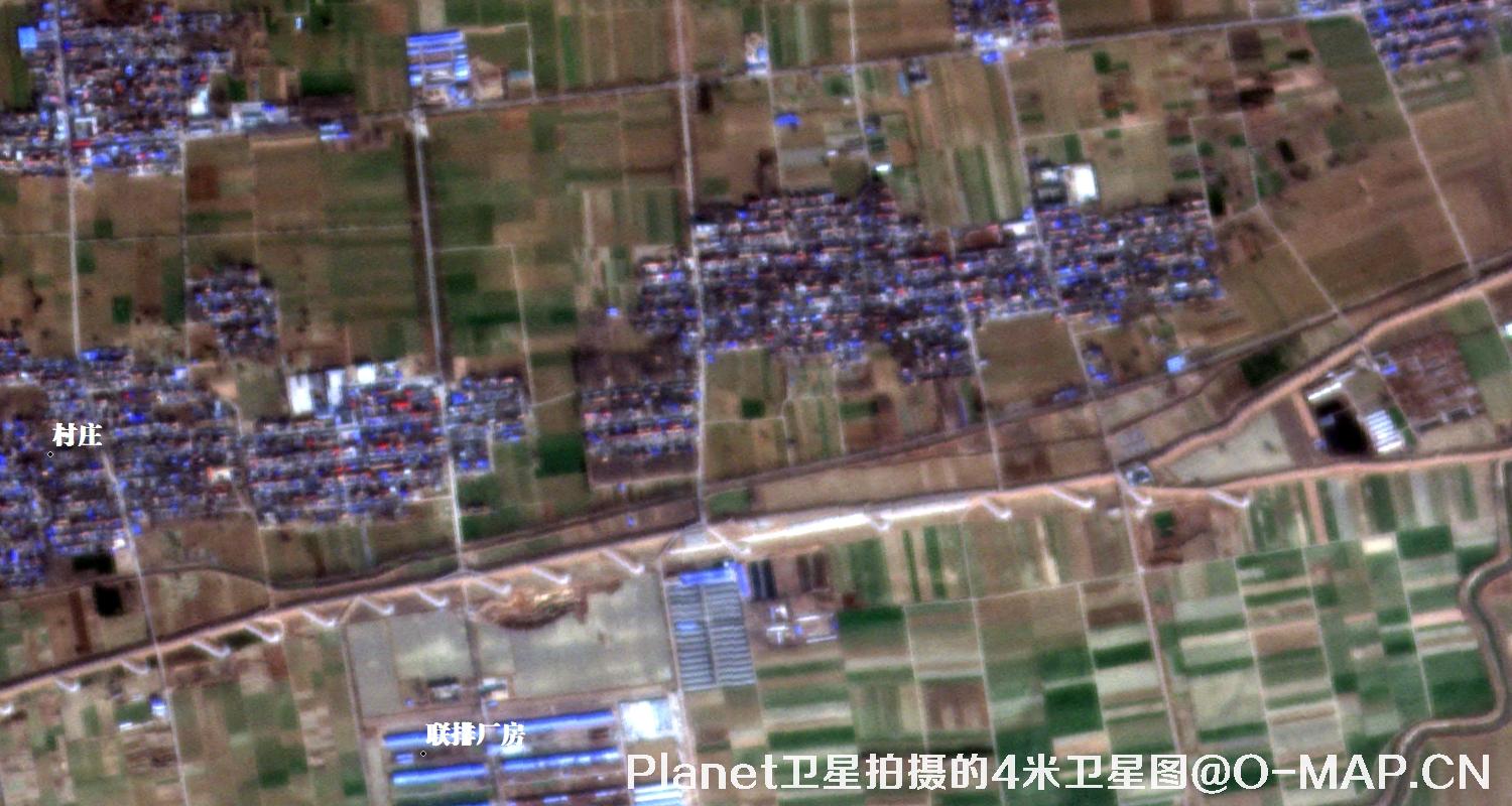 Planet卫星拍摄的卫星图效果