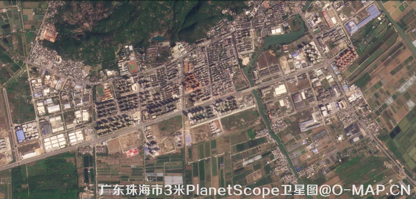 广东省珠海市2022年最新3米PlanetScope卫星图