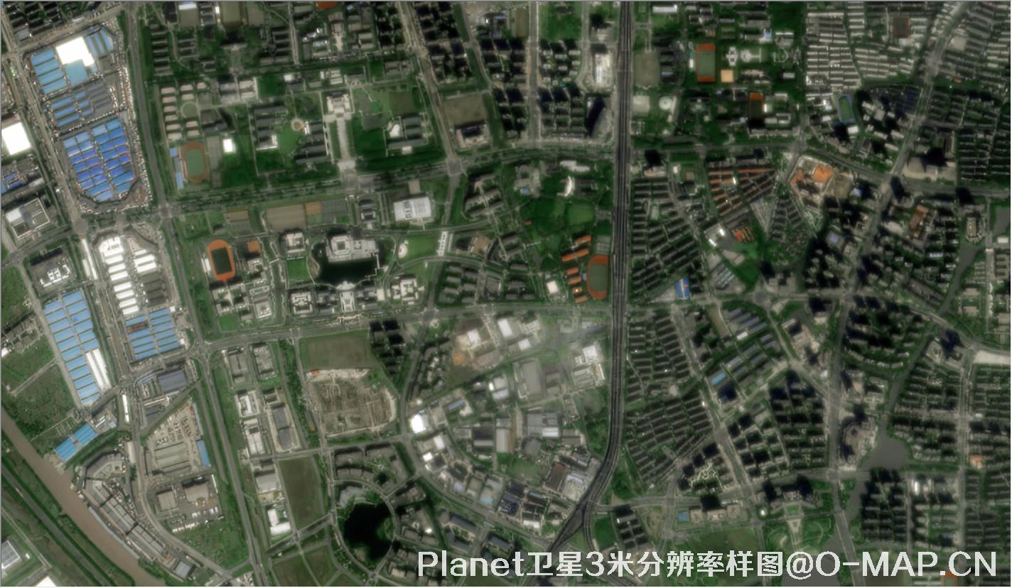 Planet卫星拍摄的卫星图效果
