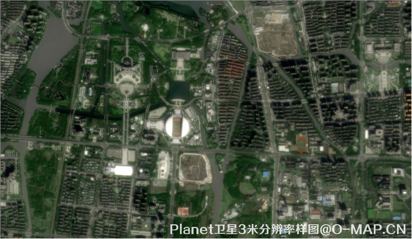 Planet卫星拍摄的影像图