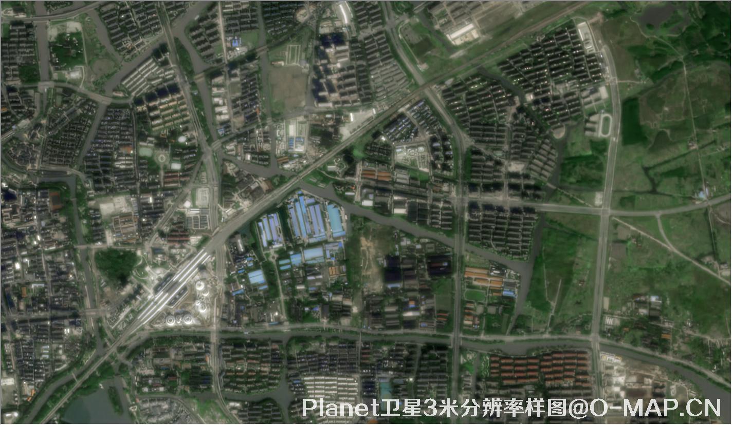 Planet拍摄的卫星图样例