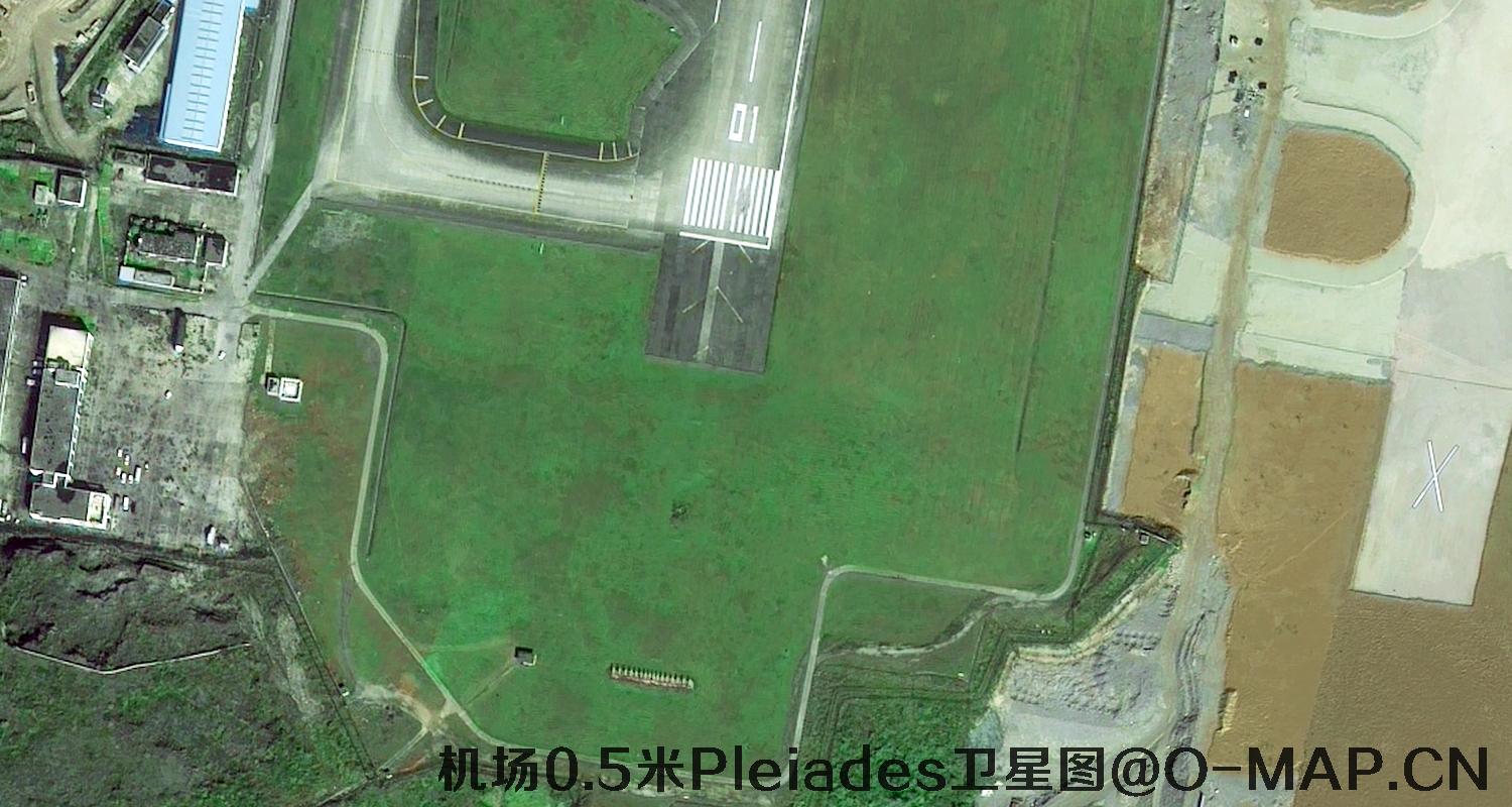 法国Pleiades卫星拍摄的机场高清卫星图