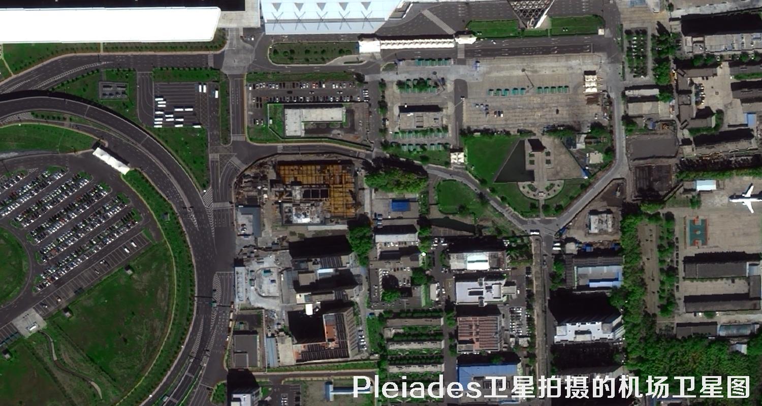 法国Pleiades卫星拍摄的机场0.5米卫星图