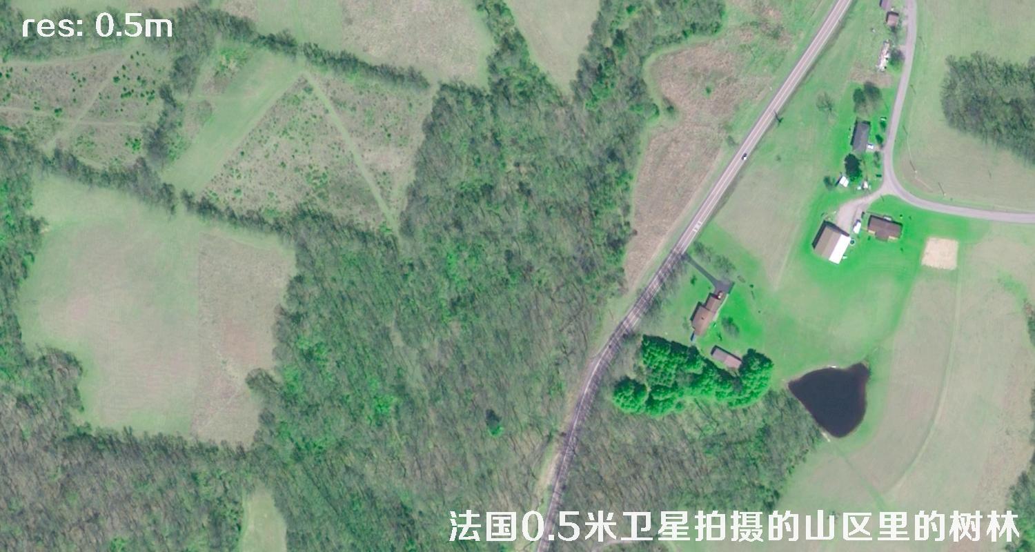 法国0.5米卫星拍摄的高清图片
