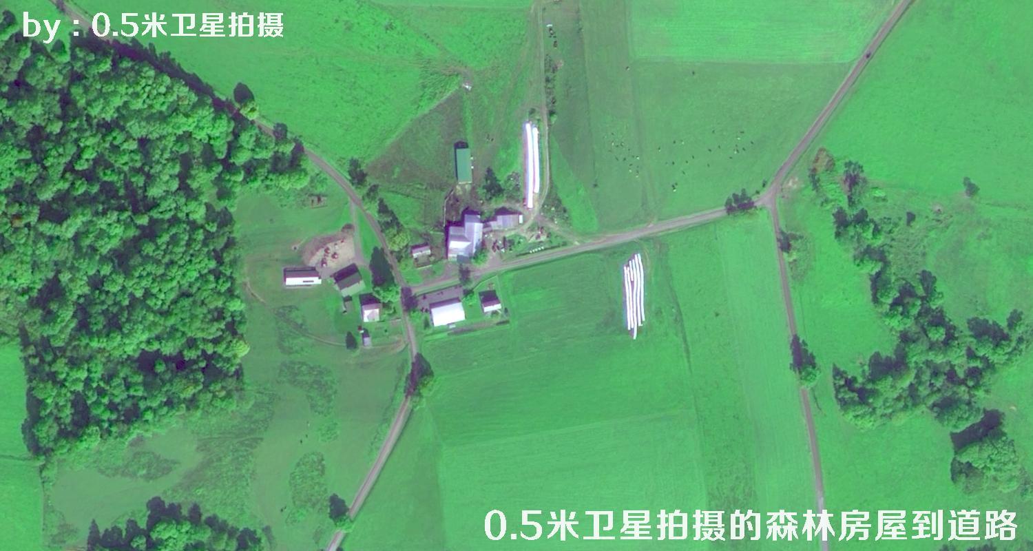 法国P1卫星拍摄的0.5米分辨率卫星图片