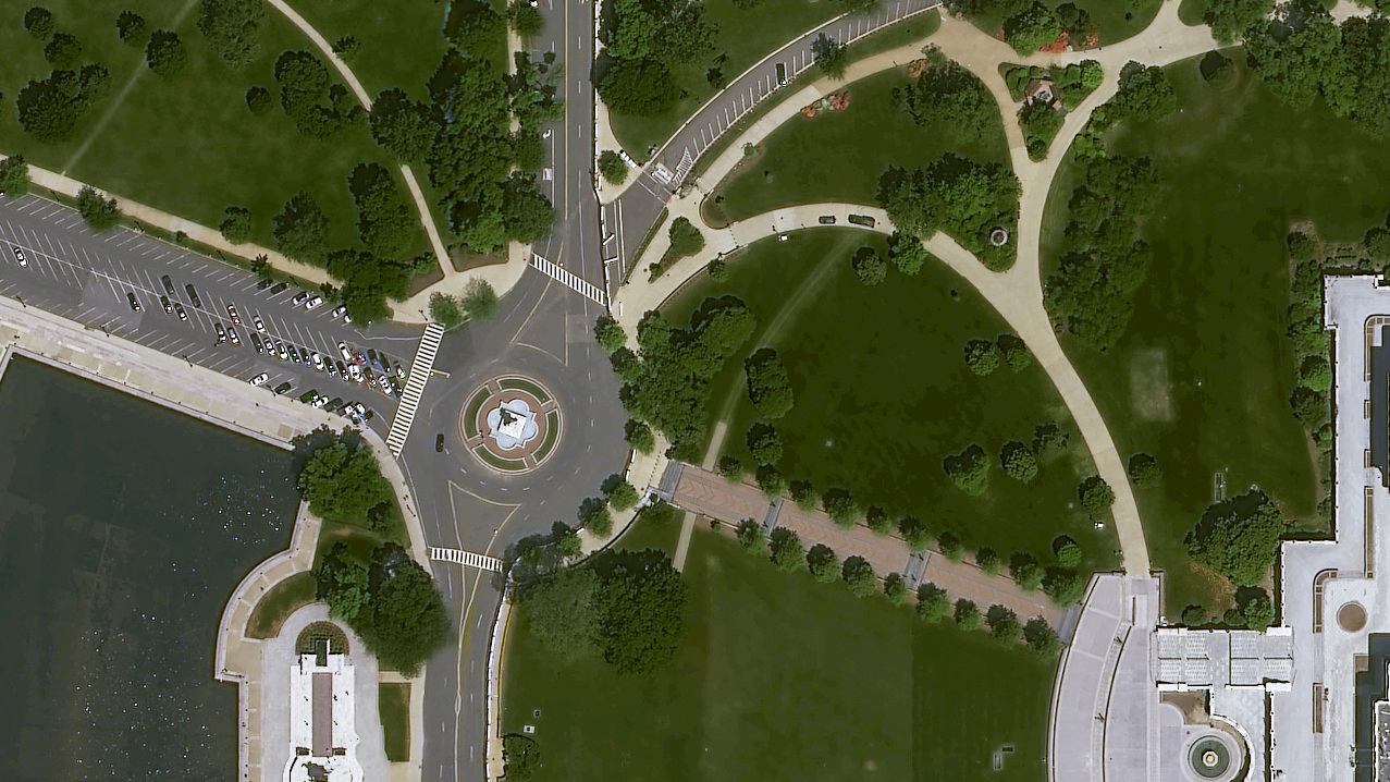 法国卫星拍摄的0.5米影像效果图