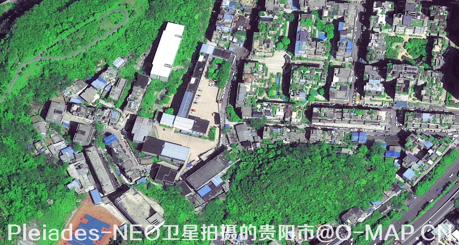PNEO卫星拍摄的0.3米影像图