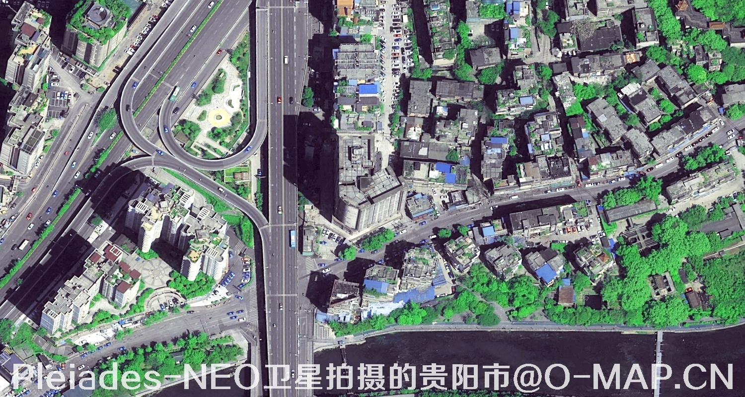 PNEO卫星拍摄的0.3米分辨率影像图