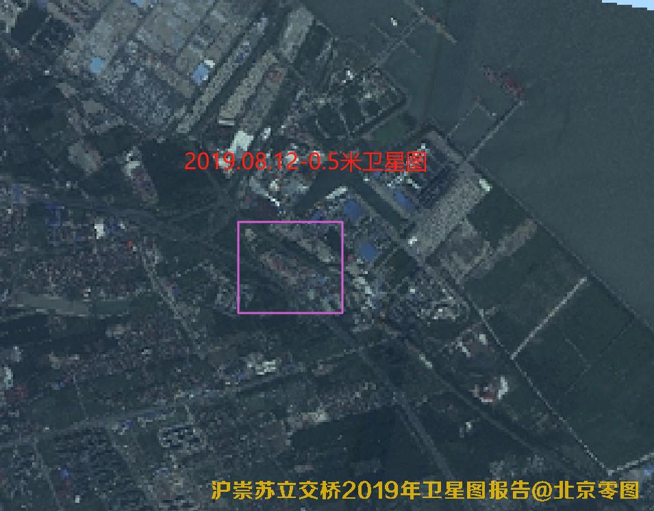 沪崇苏立交桥2019年卫星图查询结果