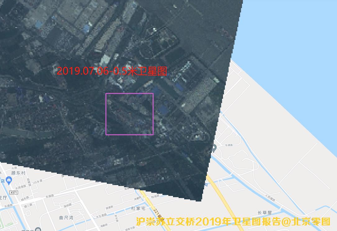 沪崇苏立交桥2019年卫星图查询结果