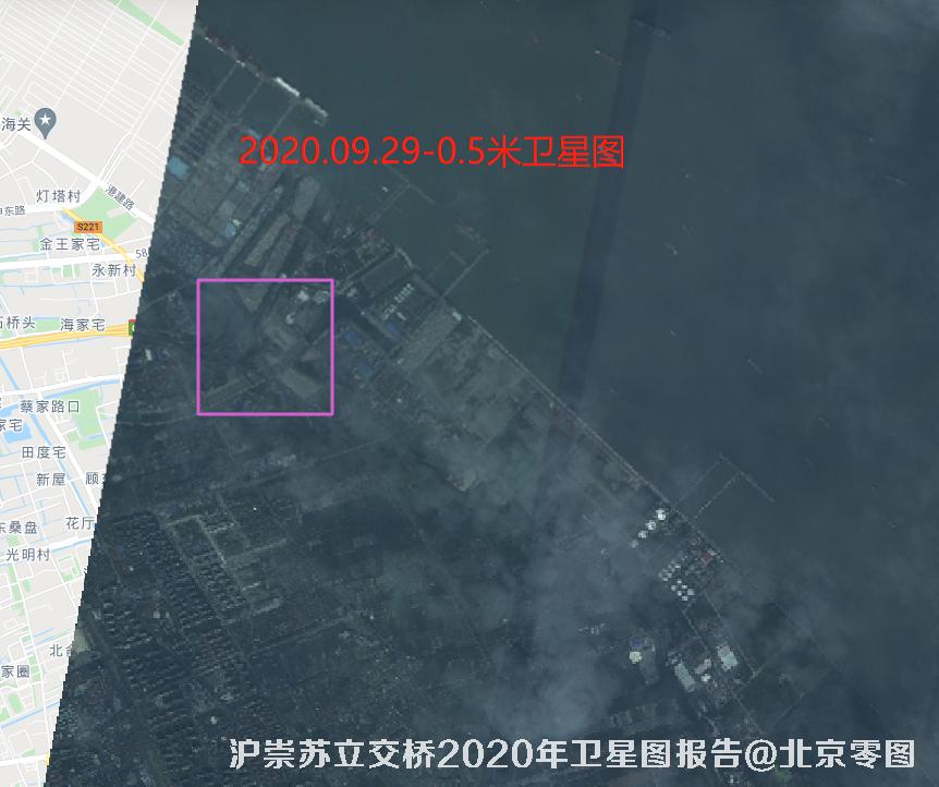 沪崇苏立交桥2020年卫星图查询结果