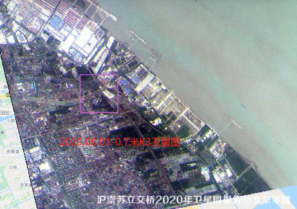 沪崇苏立交桥2020年卫星图查询结果