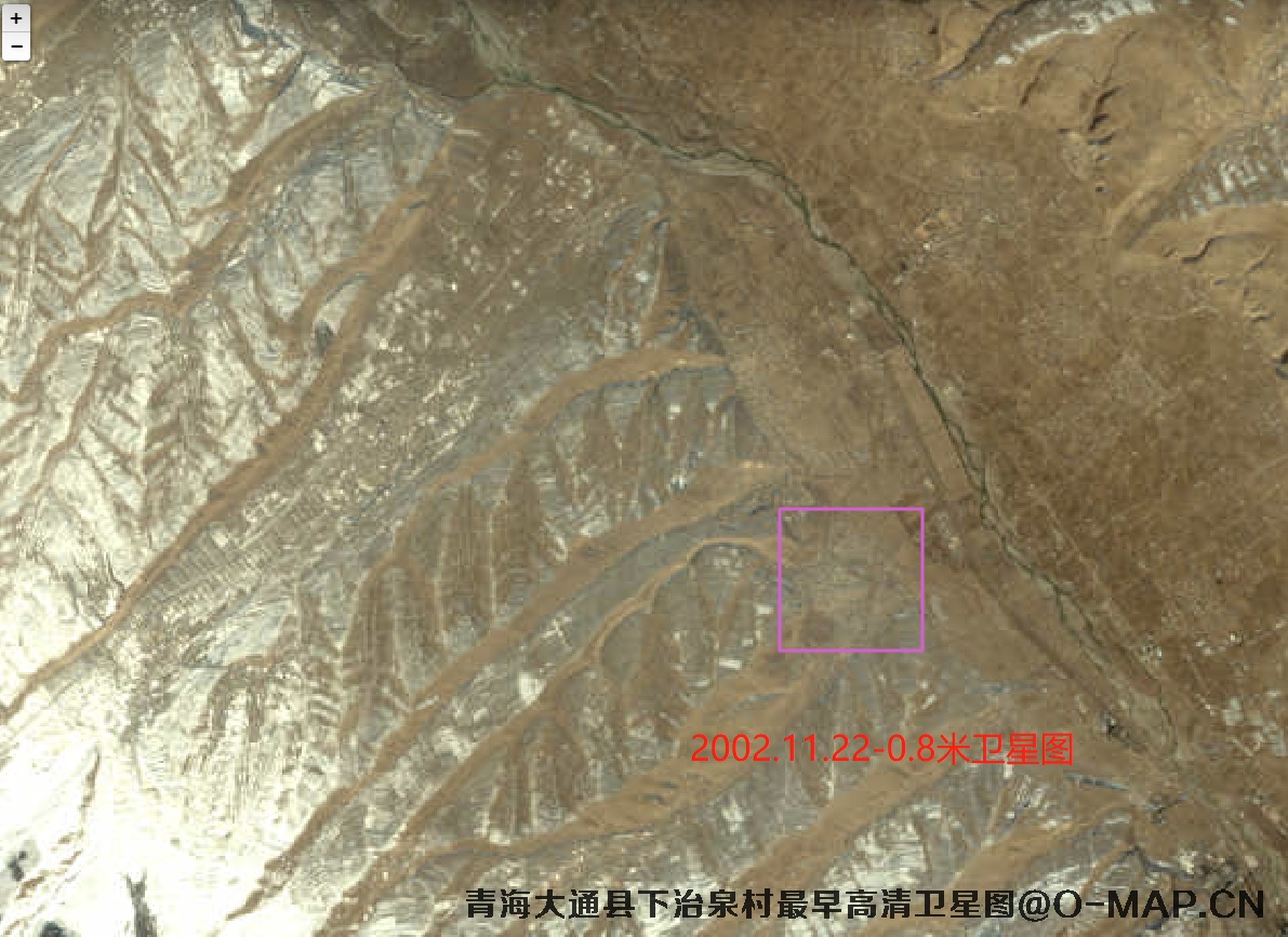 青海省大同县2002年最早高清卫星图