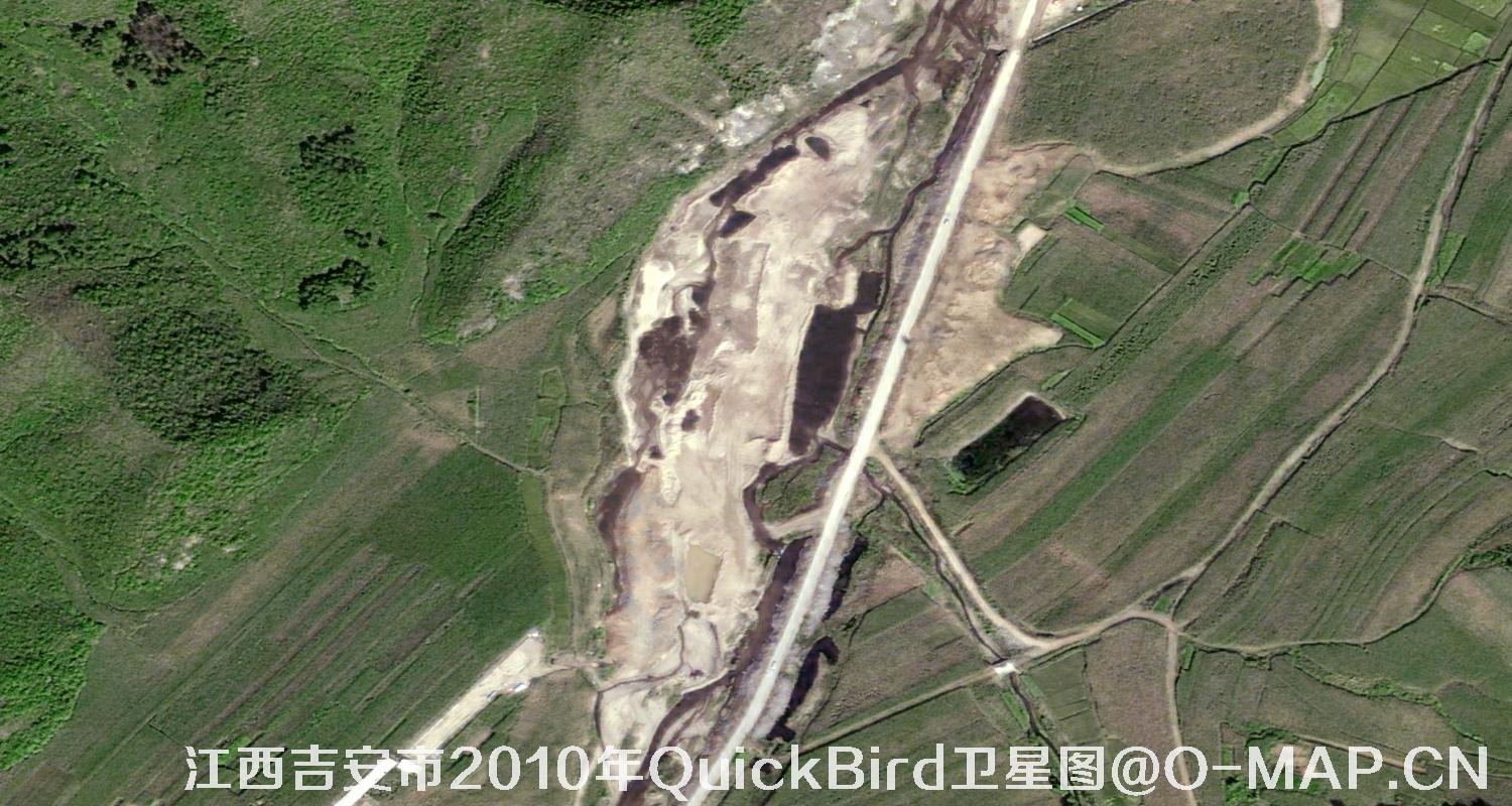 0.6米Quickbird卫星拍婚的高清历史影像图