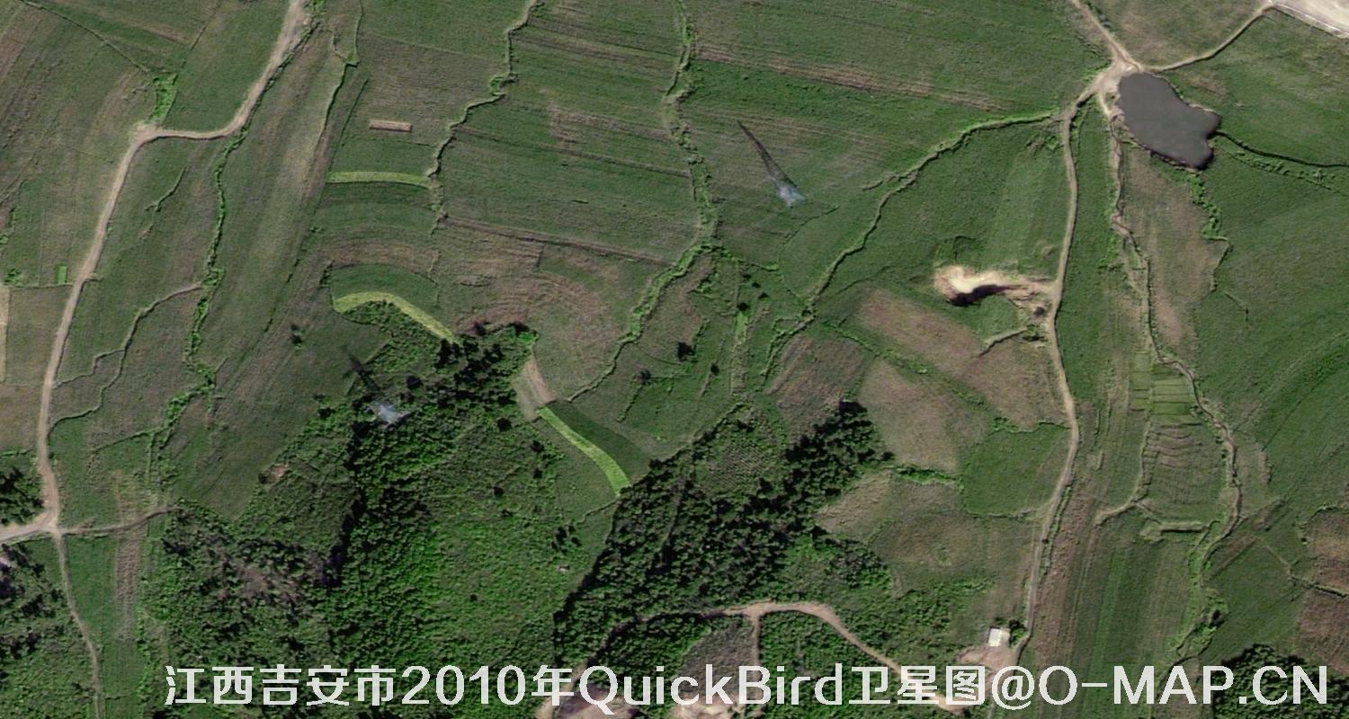 QuickBird快鸟卫星拍摄的0.6米分辨率卫星图