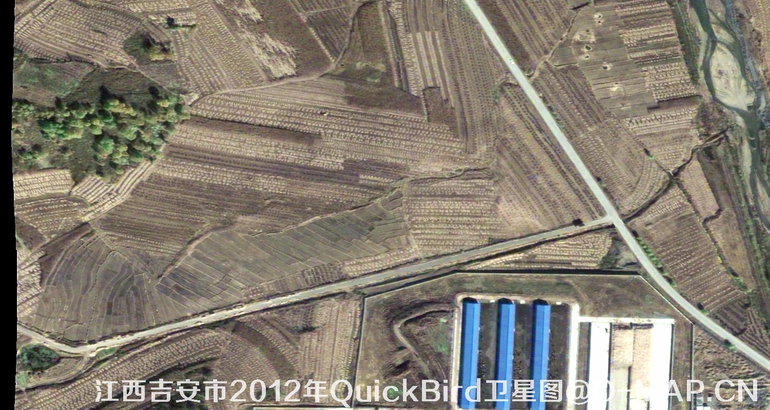 QuickBird卫星拍摄的0.6米卫星图