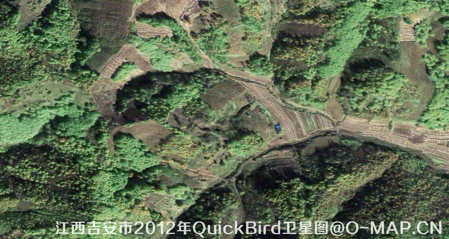 QuickBird卫星拍摄的0.6米影像图