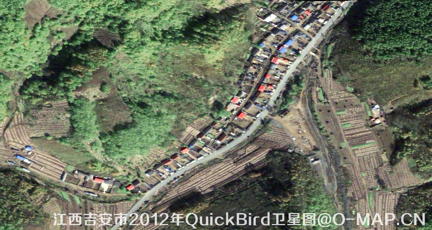 QuickBird卫星拍摄的0.6米影像图