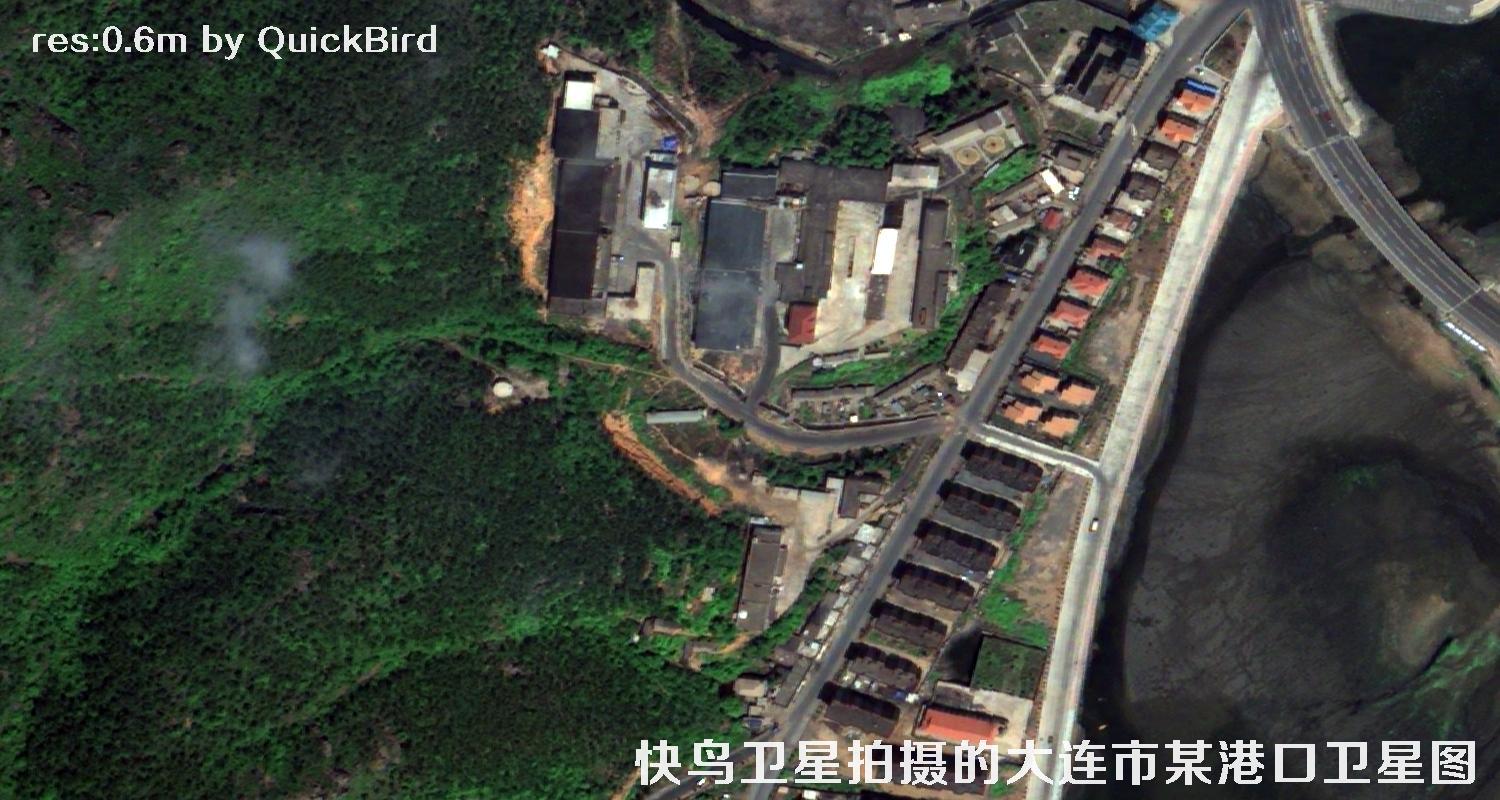 QuickBird快鸟卫星拍摄的影像效果图