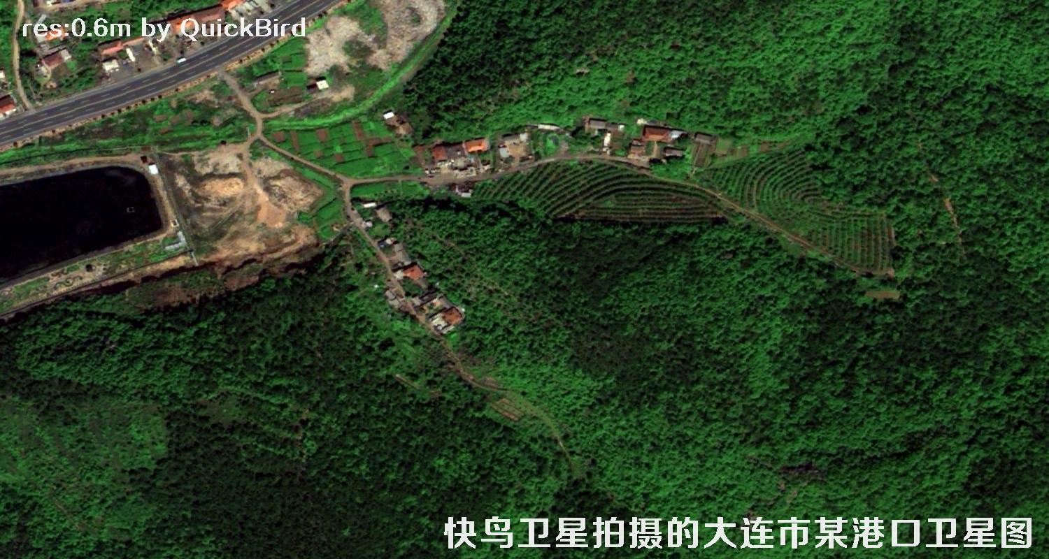 美国0.6米QB卫星拍摄的高清卫星图