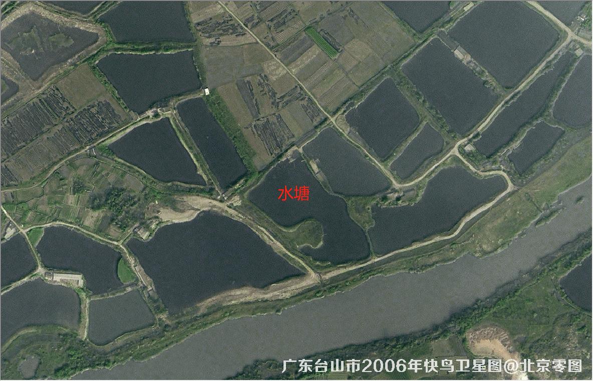 广东台山市2006年快鸟卫星图