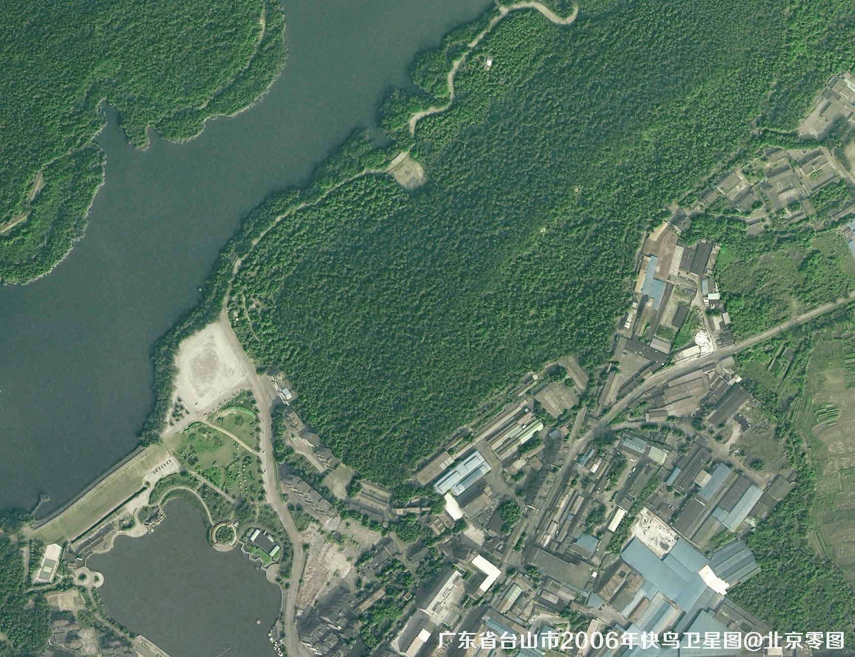 广东省台山市2006年快鸟卫星影像图