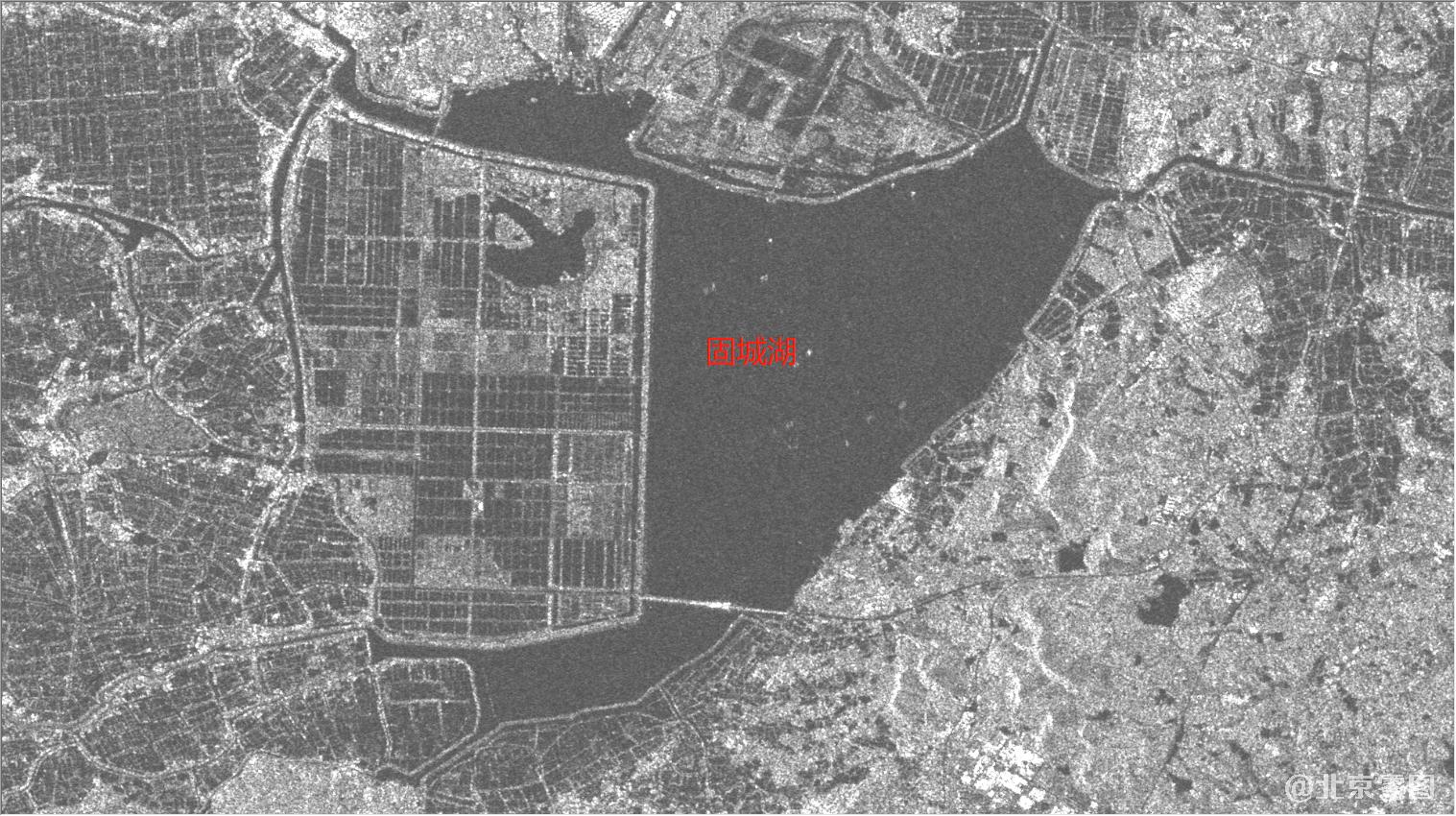固城湖2021年4月30日雷达影像图