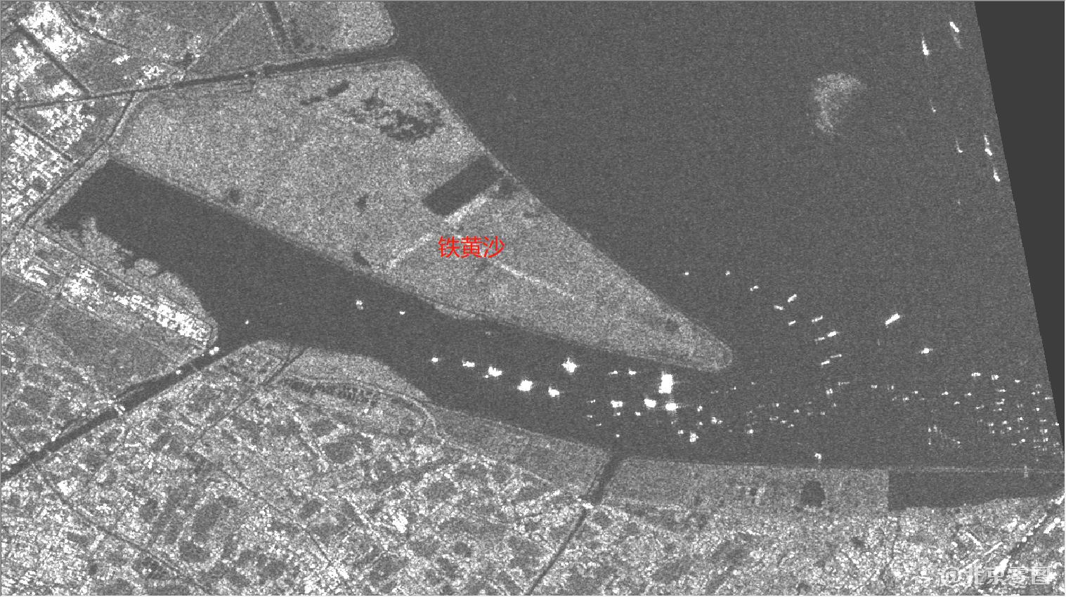 南通市铁黄沙2021年4月30日雷达影像图