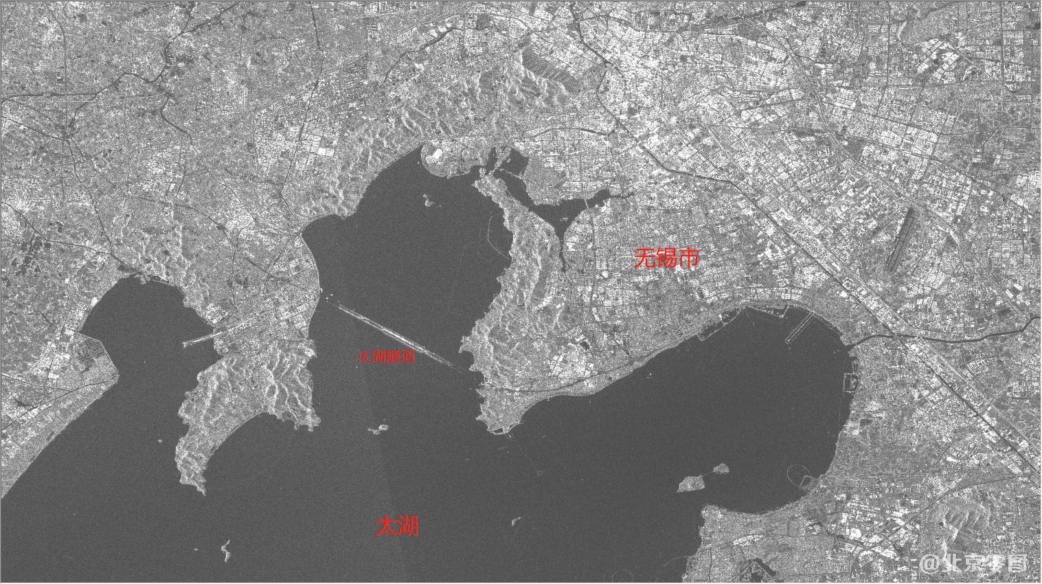 无锡市太湖2021年4月30日雷达影像图