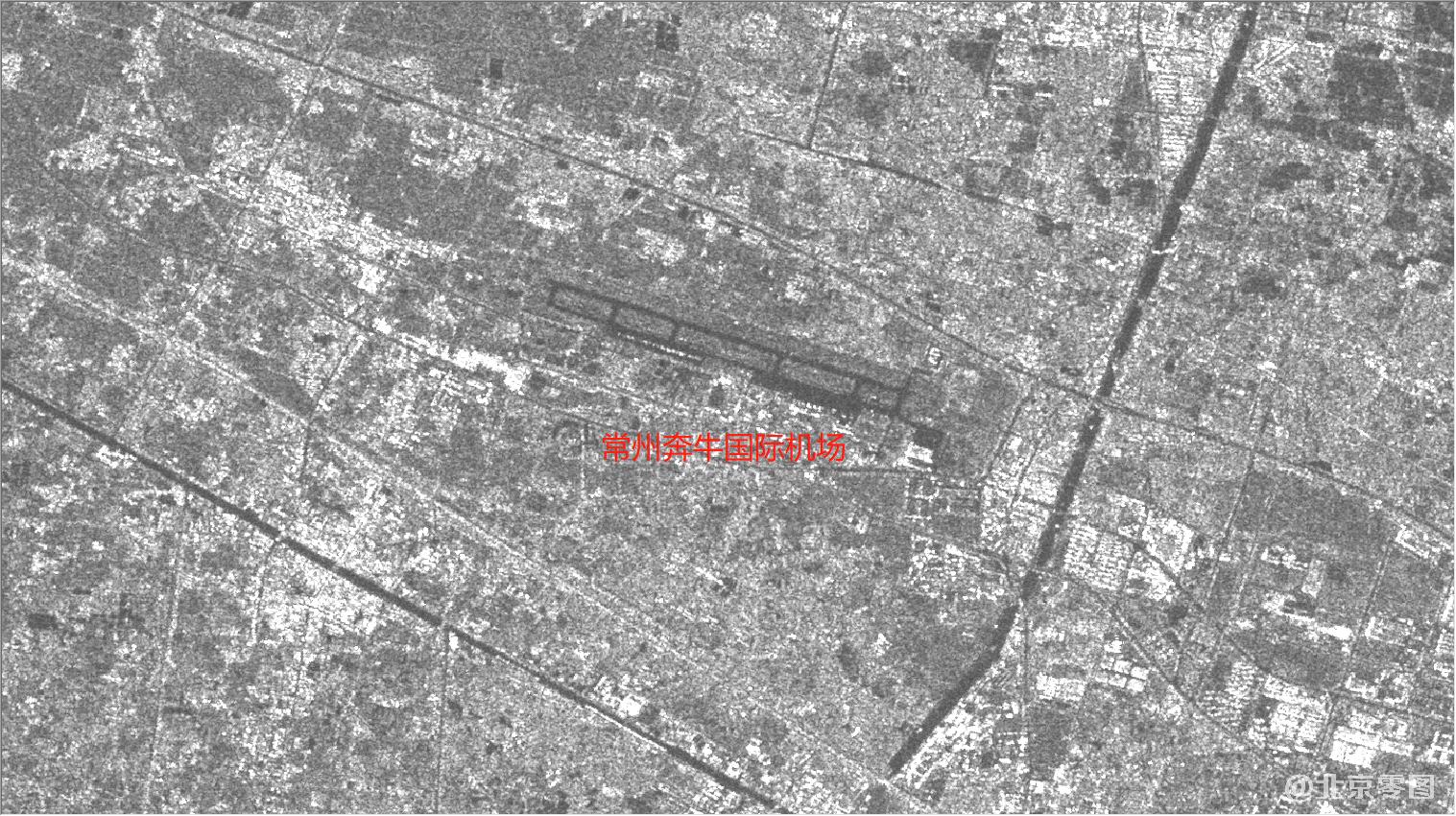 常州市奔牛国际机场2021年4月30日雷达影像图