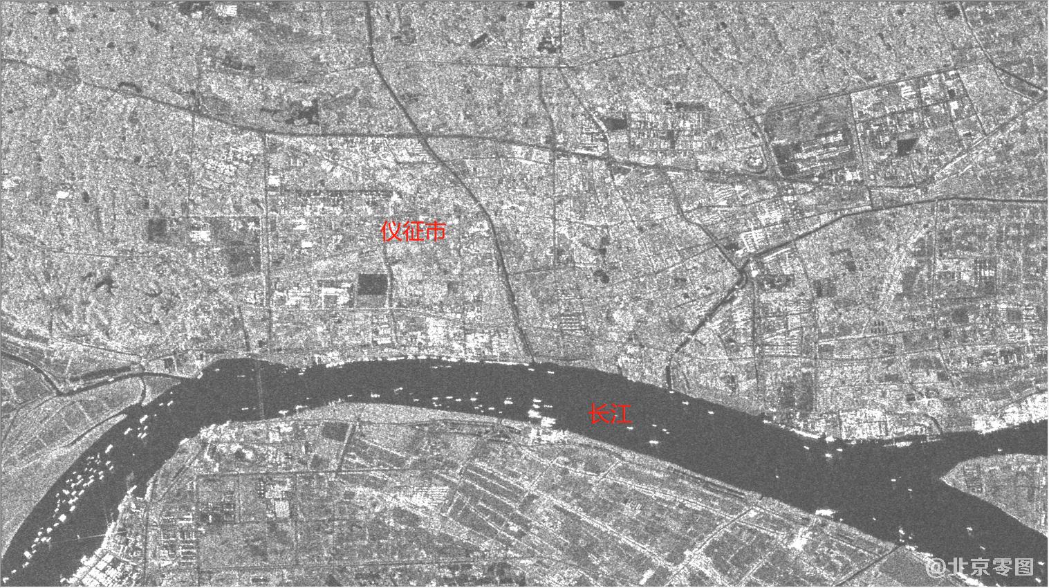 仪征市2021年4月30日雷达影像图