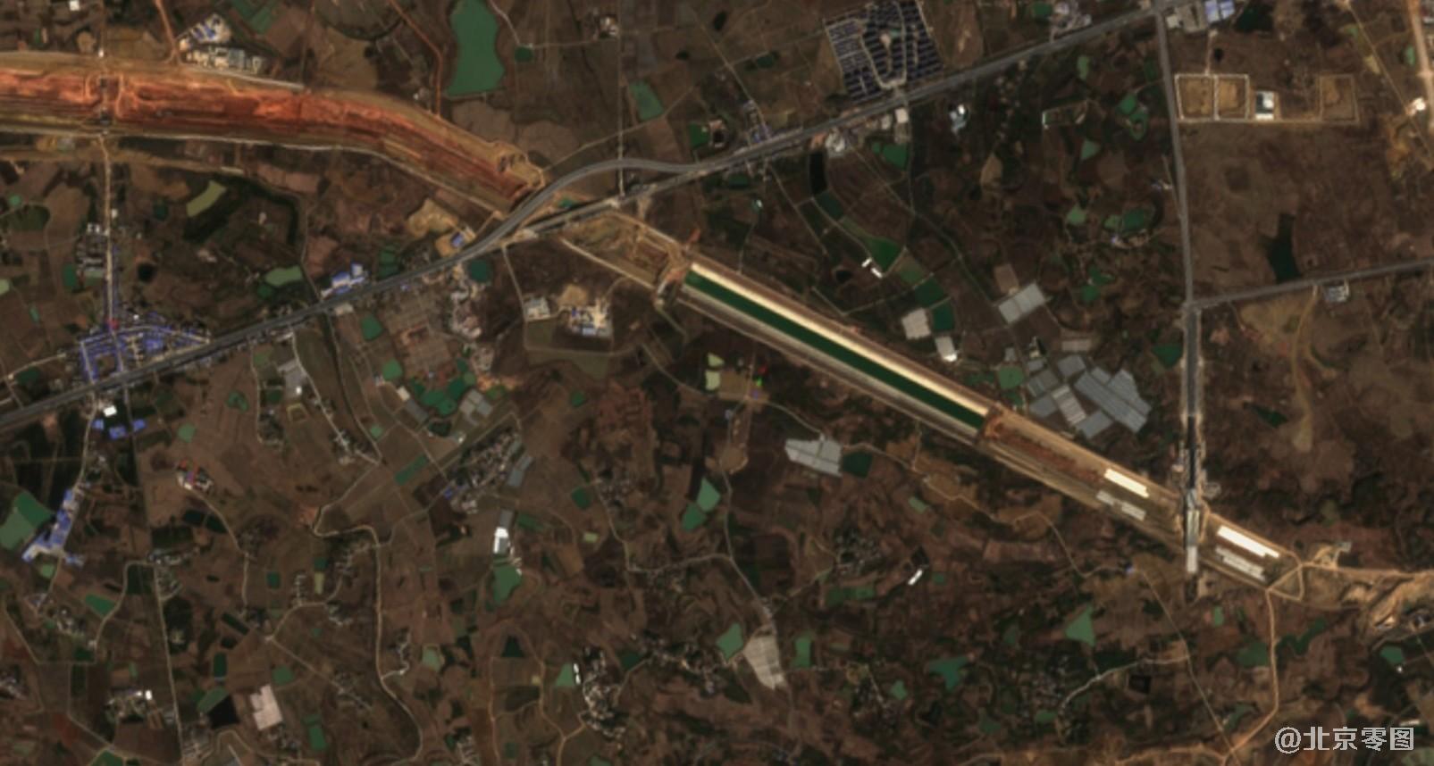 图2、蜀山区高清卫星图-sentinel2a哨兵卫星拍摄