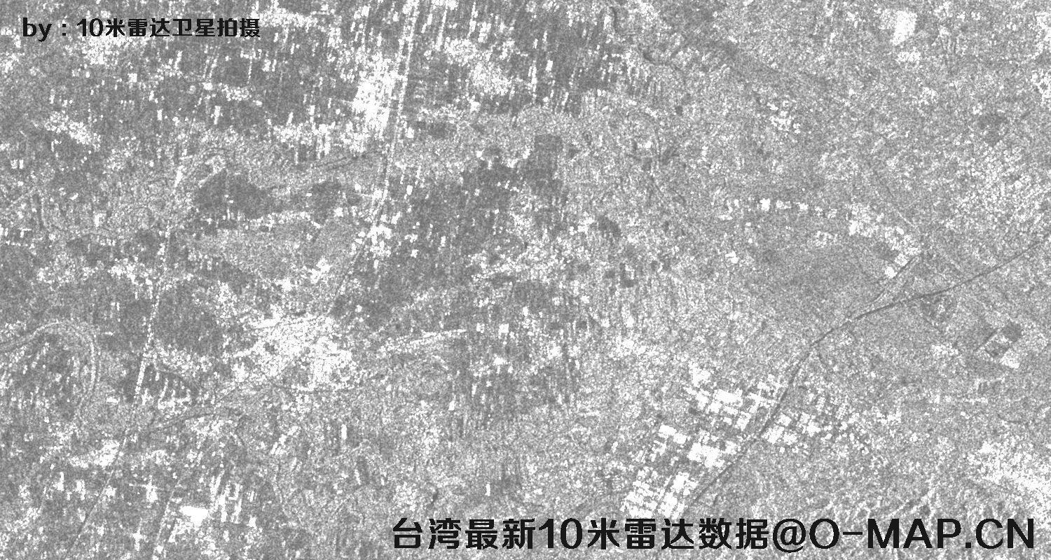 台湾地区最新10米哨兵1A雷达卫星影像数据