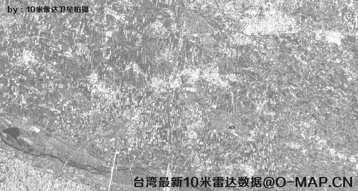 台湾地区最新10米哨兵1A雷达卫星影像数据