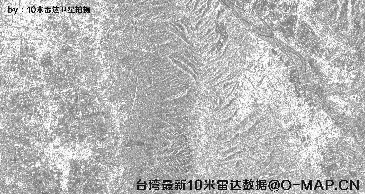 台湾地区最新10米哨兵1A雷达卫星影像数据