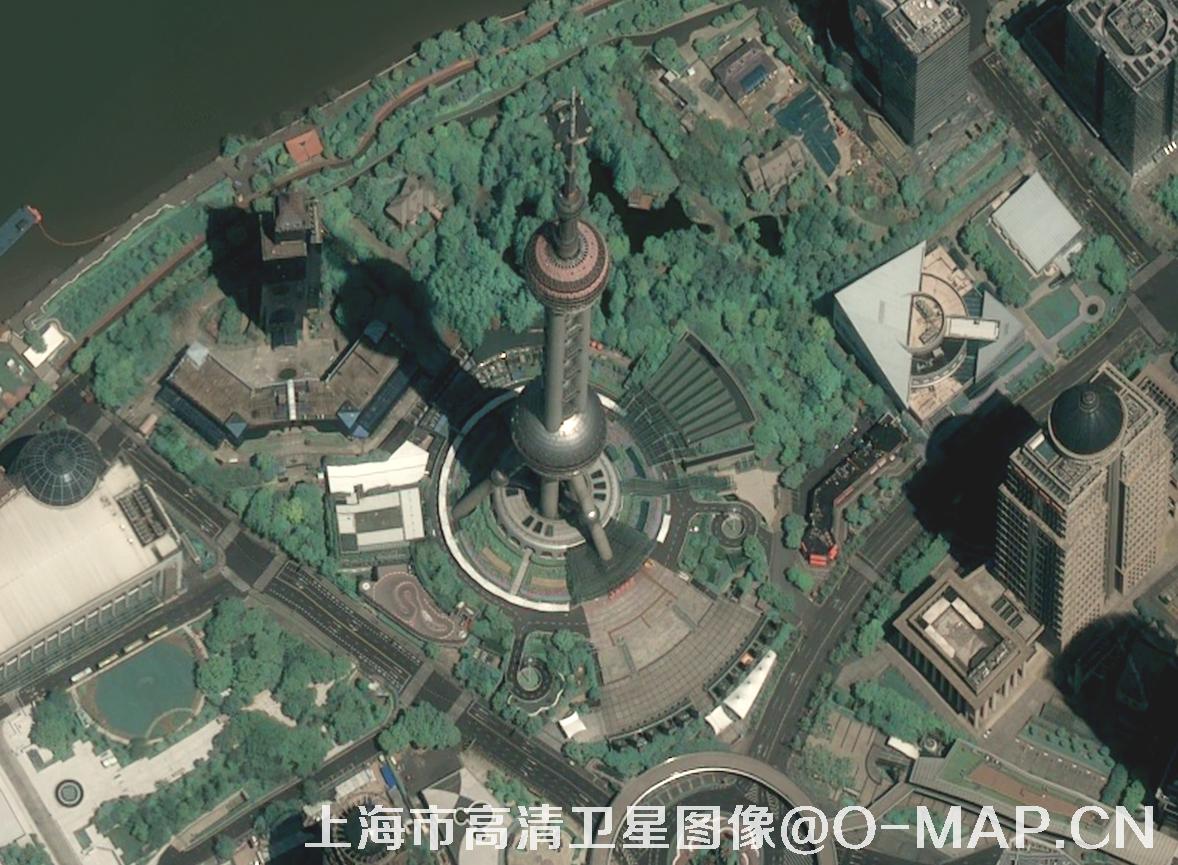 AirBus公司旗下Pleiades卫星拍摄的上海市0.5米高清卫星图片