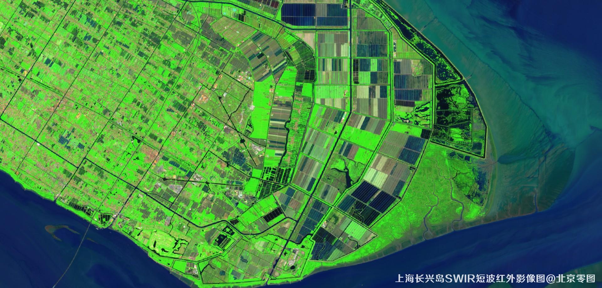 上海市长兴岛SWIR多光谱数据