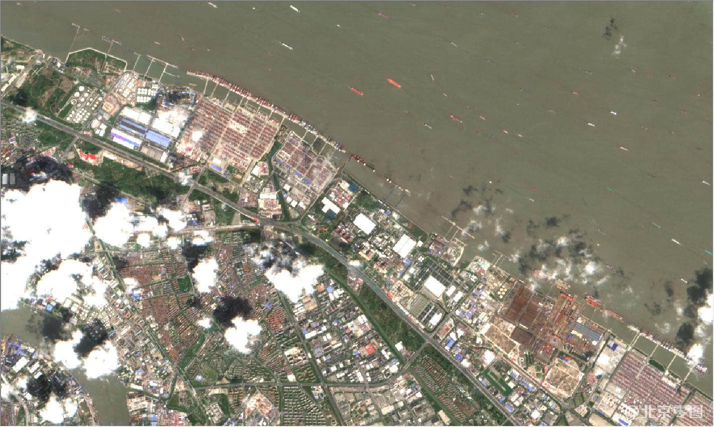 上海市2021年4月份卫星图