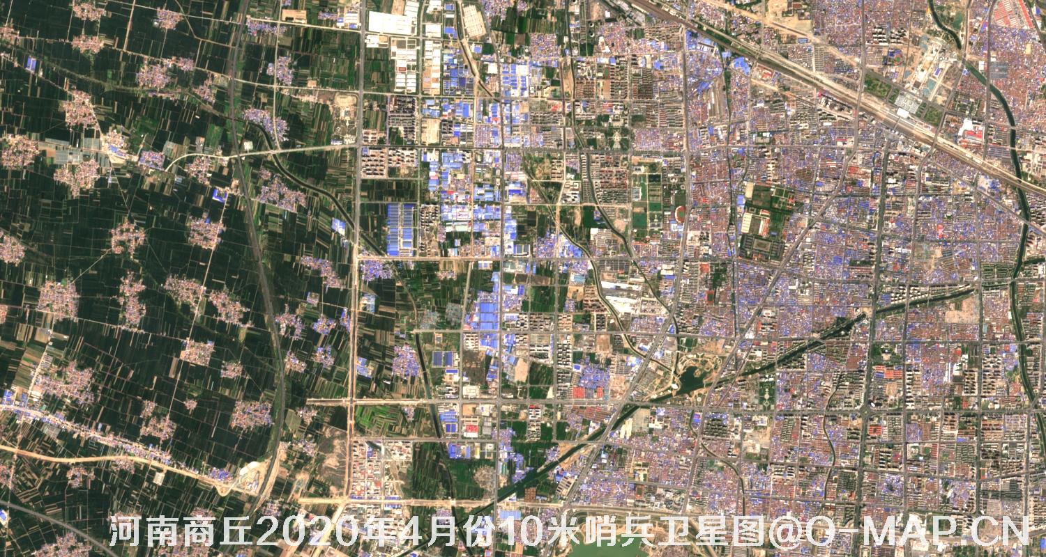 河南省商丘市2020年10米分辨率遥感影像图