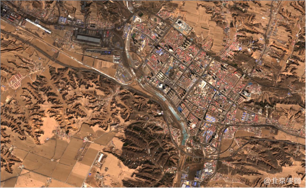 山西省2021年2月份最新卫星影像图